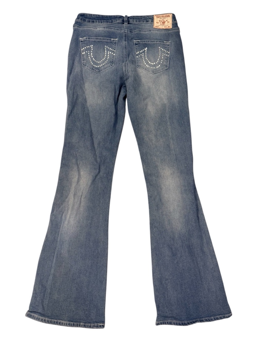 True Religion Becca Midrise Light Blue Boot Cut Jeans